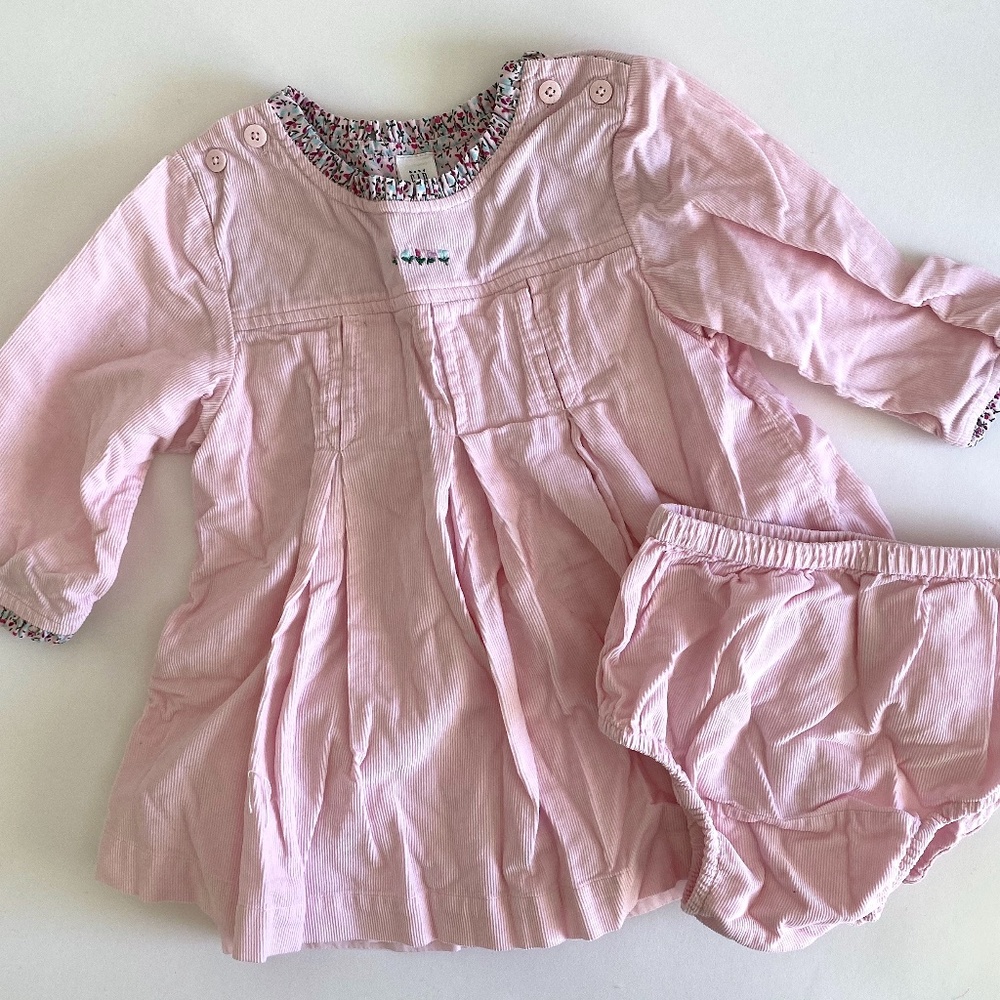 Baby Gap Pink Corduroy Dress 6-12M